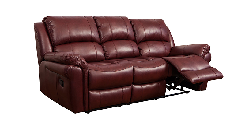 Mobilier în stil american modern, canapea înclinabilă funcțională din piele